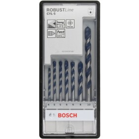 Bosch jeu de forets pierre/b&eacute;ton 7 pcs Robust Line...