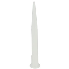 Embout cartouche long 175 mm blanc (EMB 10)