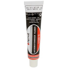 Fermit refractory glue HT 1100 17 ml tube black