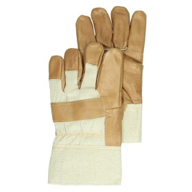 Pair of working gloves lined