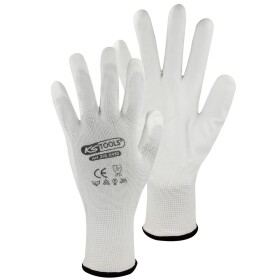 Gants en maille fine blanc 12 paires taille XXL