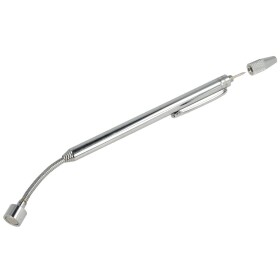 Telescopic magnetic arm with flexible head