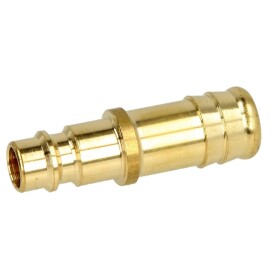 Coupling plug with hose nozzle13 mm brass