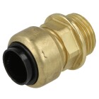 GES15-G1/2&quot;e, straight male connector