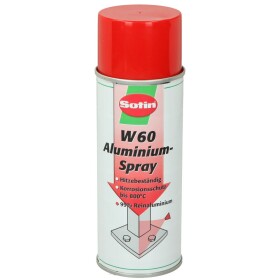 Sotin W60 aluminium metallic spray 400 ml aerosol
