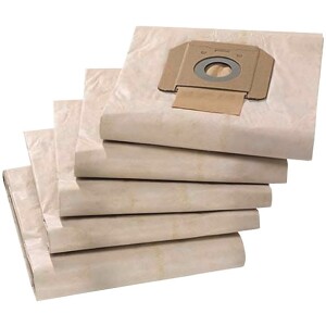 Kärcher Kaercher paper filter bags 3-ply dust class M tested