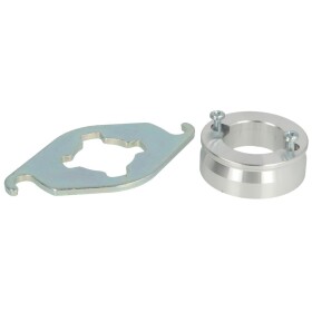 Mounting flange and fitting sleeve for Danfoss BFP and MS...