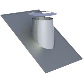 Roof flashing 130 mm Ø for roof pitch 26-35°