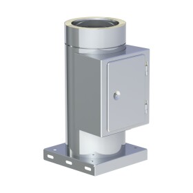 Inspection element Ø130 mm with integrated base plate