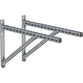 Wall support and cross rail istainless steel 750 mm