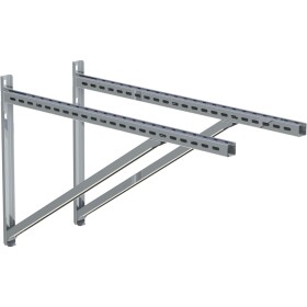 Wall support and cross rail stainless steel 1,030 mm