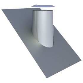 Roof flashing 130 mm Ø for roof pitch 36-45°