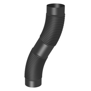 Flexible flue pipe plastic 80 mm x 15 m