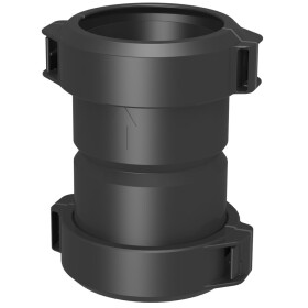 Coupling plastic 80 mm Ø for flex pipe
