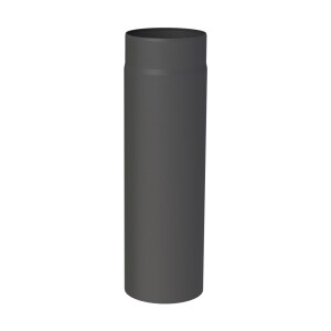 Stove pipe Ø 130 x 500 mm black