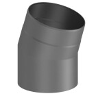 Elbow 30&deg; stove pipe &Oslash; 120 mm cast-grey