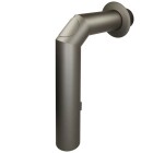 Angled pipe set for stove pipe &Oslash; 120 mm 450/700 mm cast-grey