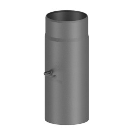 Stove pipe Ø 130 x 300 mm cast-grey