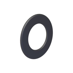 Wandrosette 55 mm für Ofenrohr Ø 120 mm schwarz