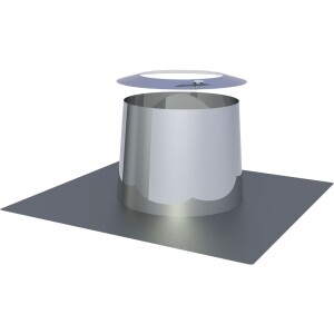 OEG Flat-roof flashing conical stainless steel Ø 180 mm