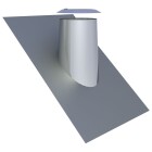 OEG Roof flashing with lead base 36-45&deg; &Oslash; 180 mm stainless steel