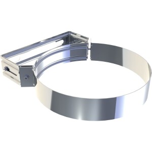 OEG Wall and ceiling bracket stainless steel Ø 150 mm adjustable