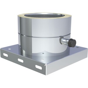 OEG Base plate stainless steel Ø 150 mm with condensate drain on the side