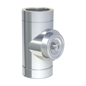 OEG Clean-out element stainless steel Ø 150 mm round with round door