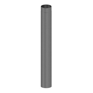 Stove pipe Ø 120 mm 1,000 mm cast-grey