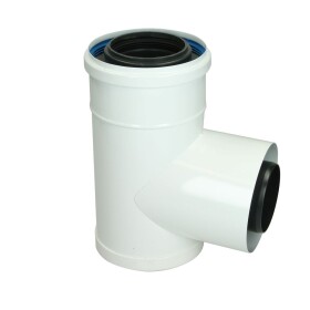 Flue system concentric Ø 80/125 T-piece 87°...