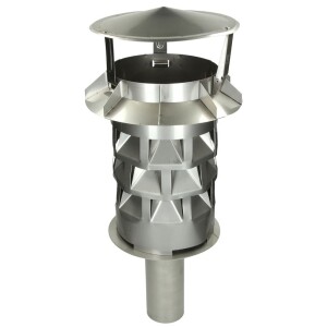 Chimney cowl Windkat Ø 150 with round plug-in stub 148 mm