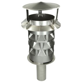 Chimney cowl Windkat Ø 150 with round plug-in stub...