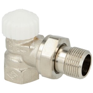 Heimeier thermostatic valve body 3/8" V-exact II angle gunmetal 3711-01.000
