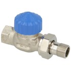 Heimeier Thermostat-Ventilunterteil 3/8&quot; Durchgang vernickelt 2242-01.000