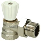 Heimeier manual radiator valve 1&frac14;&quot; angle nickel-plated 0121-05.500