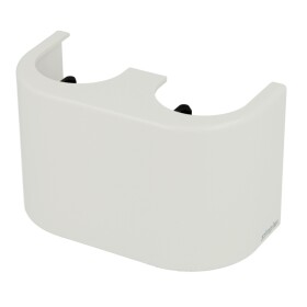 Simplex design cladding white for two-pipe tap blocks...