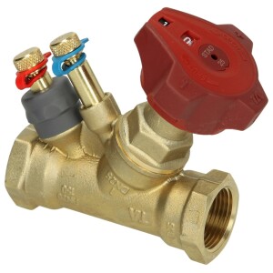 Heimeier STAD balancing valve DN25 1" IT no draining adapter