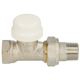 Thermostatic valve 1/2" straight body