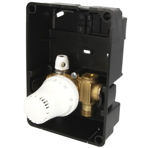 Simplex regulation box RTL-A with outer thermostatic valve, Standard, white F11828
