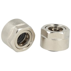 Compression fitting ¾" RVC-C 15 x 1, for pipes 15 x 1 mm, pair