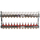 Underfloor heating manifold 13 circuits 1&quot; stainless steel