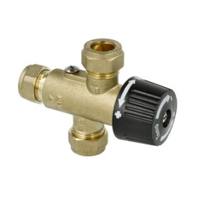 Thermostatic consumption water mixer Connection &Oslash;...