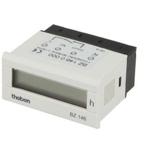 Compteur horaire Theben BZ 146 numérique montage sur tableau 22x45 mm 1460000