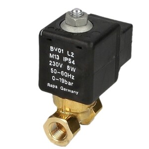 Rapa solenoid valve for heating oil EL BV01L2, 1/8, closed and flowless