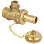 SCHELL F+E ball valve 1/2&quot; brass actuation by cap