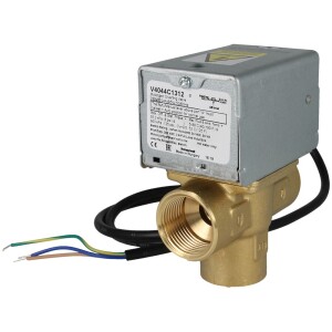 Three-way zone valve V4044C1312, 1" IT 230 V/50 Hz, Honeywell