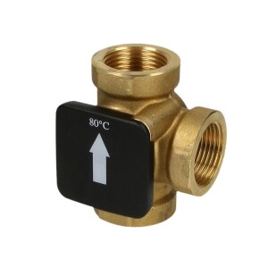 Thermal load valve 1¼" IT 80° C opening temperature 80°C