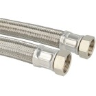 Connecting hose 500 mm (DN 19) &frac34;&quot; IT x &frac34;&quot; IT of stainless steel