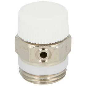 Radiator vent valve 3/8&quot; manual with knurled nut