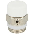 Radiator vent valve 3/8&quot; manual with knurled nut